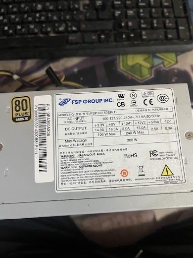 Блок питания FSP 300W (80 PLUS Bronze) — FSP300-60EP(1)