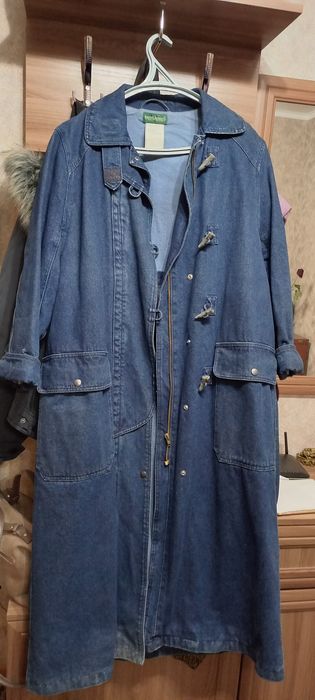Пальто женское джинсовое