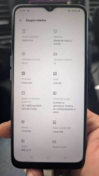 Oppo A16  Ocazie