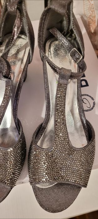 Sandale dama accesorizate cu pietre elegante ocazie piele naturala