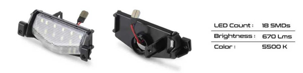 Лед плафони за задния номер за Мазда Mazda светлини крушки Led