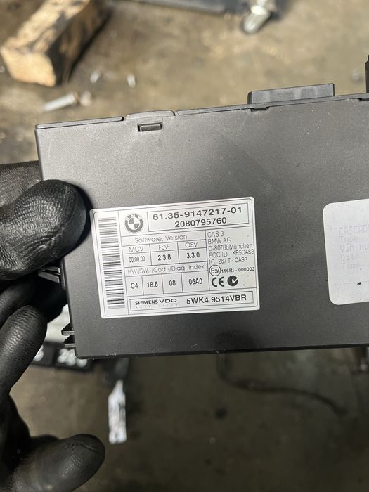 Компютър бмв х5/х6 е70/71 3.5д 286 ( computer/cas/key bmw x5/x6 286hp