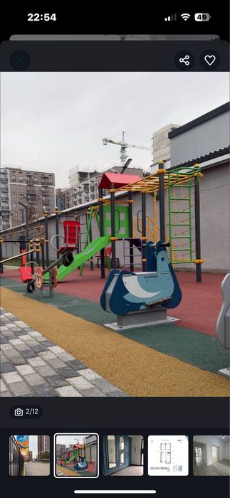 3-хона уй Сотилади Метро 4-бекат Golden house Кадишева