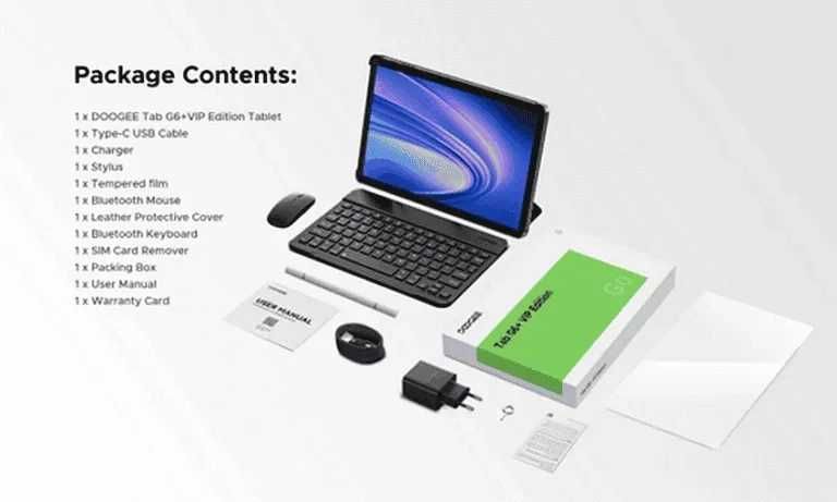 Doogee Tab G6+ 32GB RAM 256GB ROM, Таблет с 11 инча екран