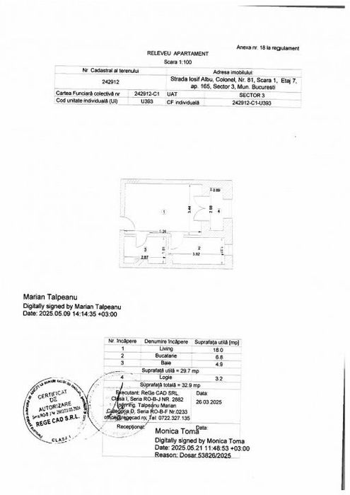 Garsoniera cu Parcare subterana vis-a-vis de Auchan Titan