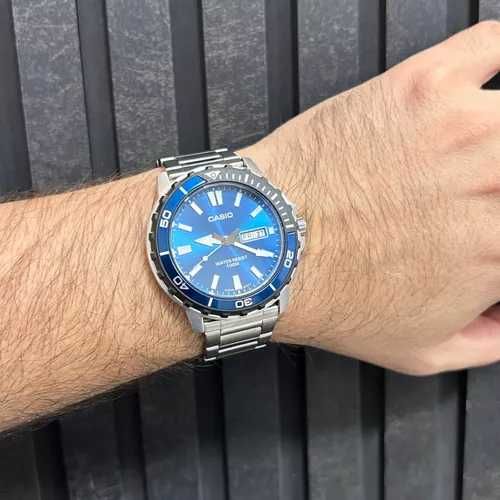 Оригинальные часы Casio Collection Blue Dial  !!!