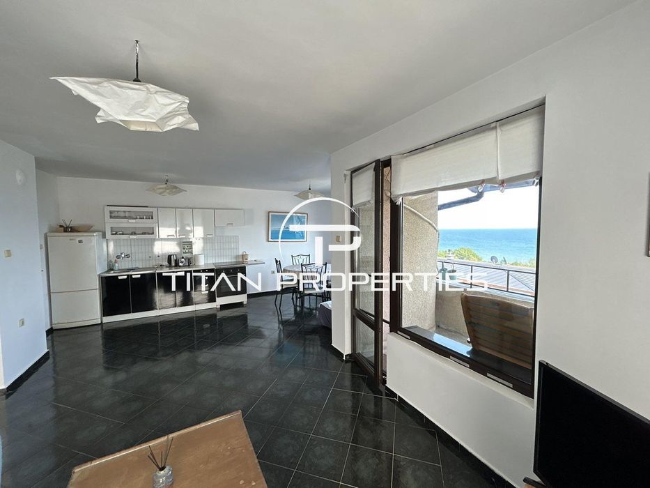 Двустаен с две спални, под наем, кв. Сарафово с гледка МОРЕ