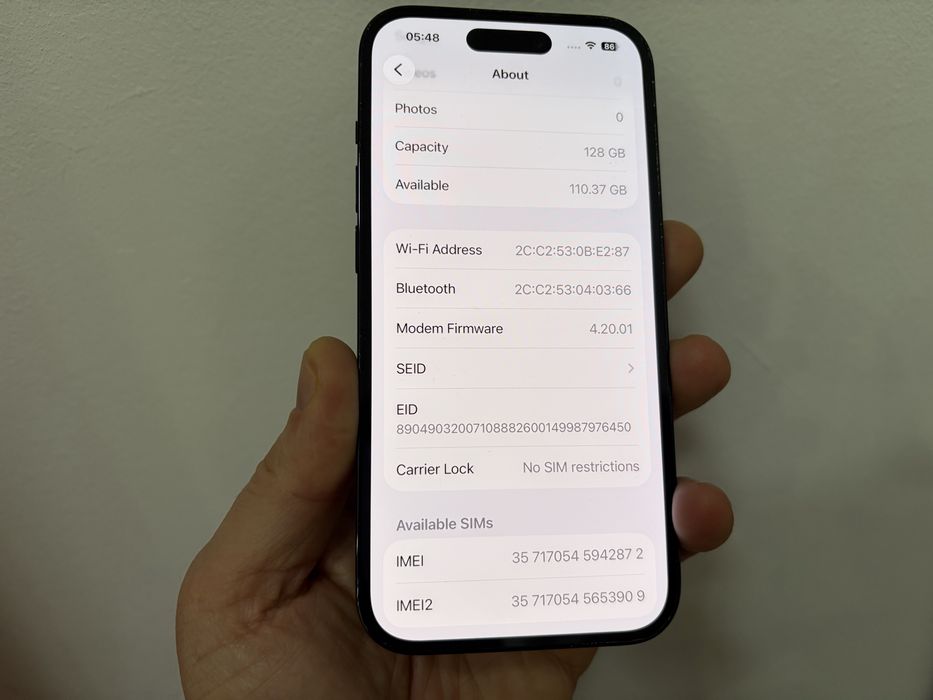 Iphone 14 Pro, 128 gb, Space Black