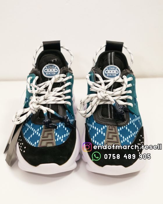 Versace Chain Reaction Negru Albastru