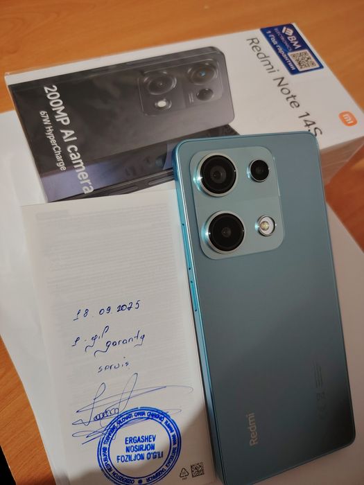Yangi Redmi Note 14 S   12+6/512 GB