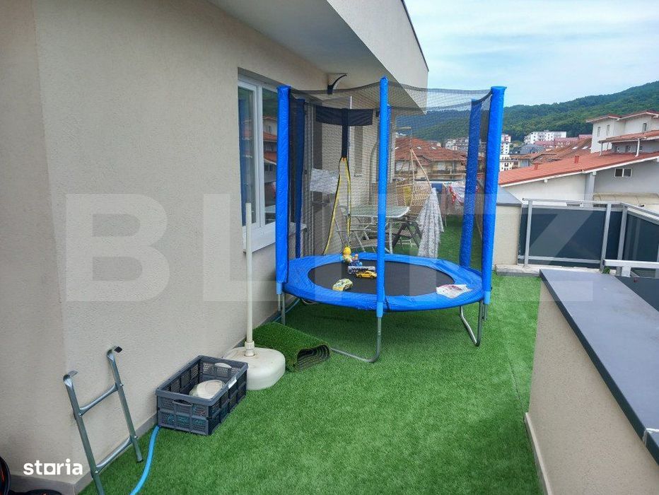 Apartament modern, 3 camere, terasa, parcare subteran, jacuzzi, Zona F