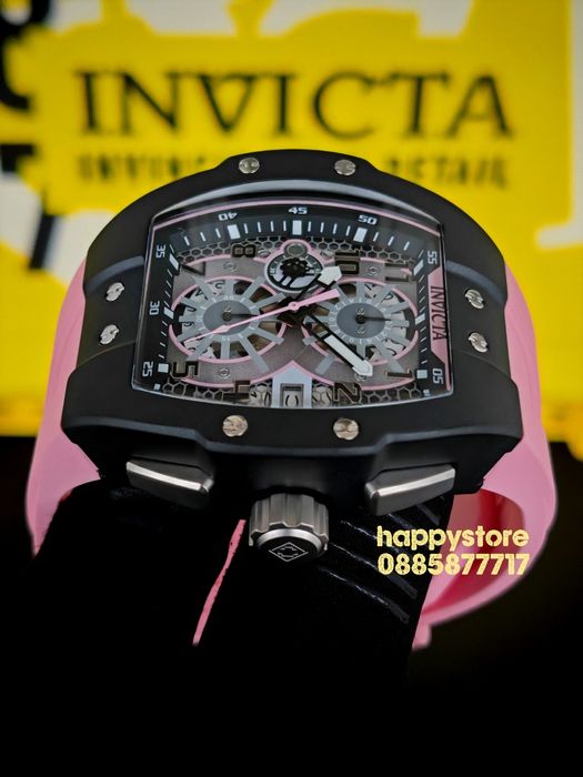 INVICTA Racing Strada Pink 47 mm, Инвикта нов ръчен часовник