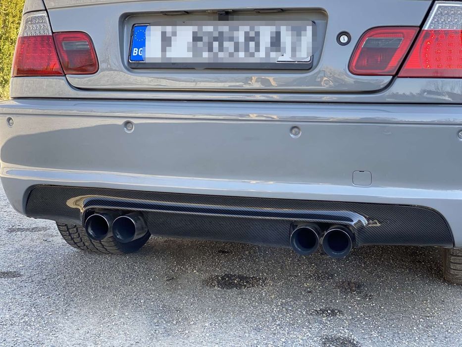 Дифузер/Difffuser Bmw E46, E60, E61 за М/tech Performance броня
