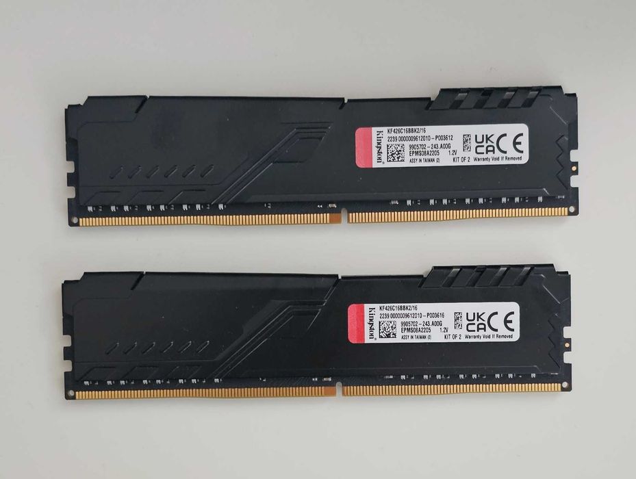 Kingston Fury DDR4 2×8Gb