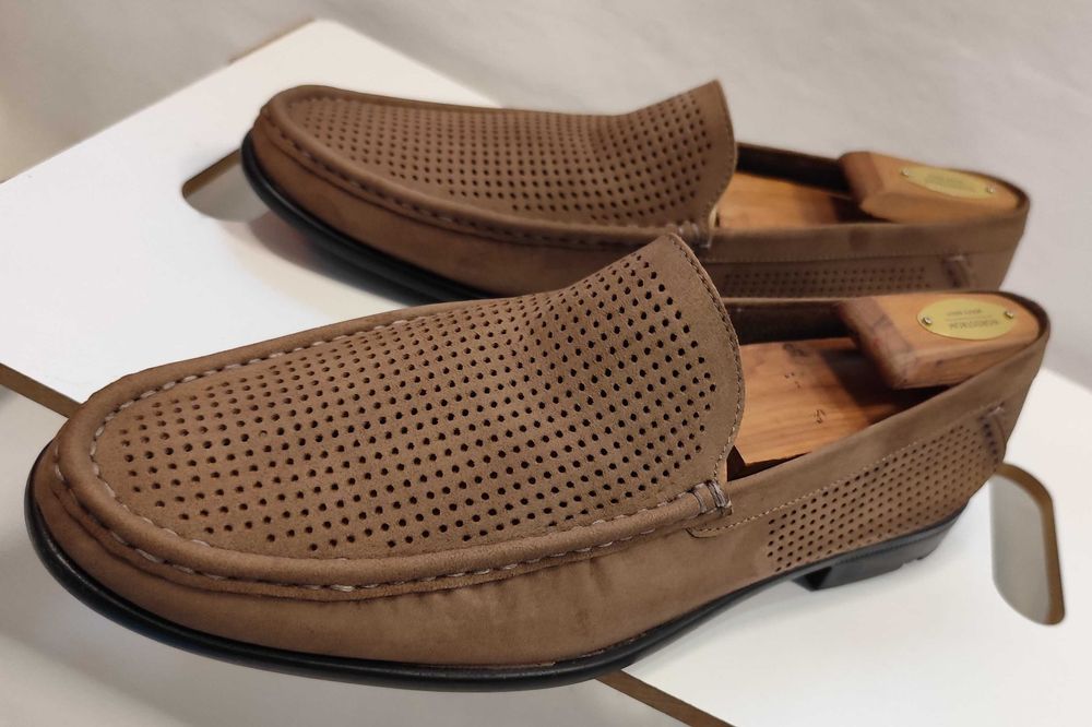 Pantofi casual 43.5 44 loafer slip on LLOYD piele naturala naturala nappa