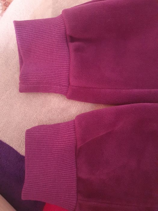 Спортивная двойка для девочек материал плотный велюр