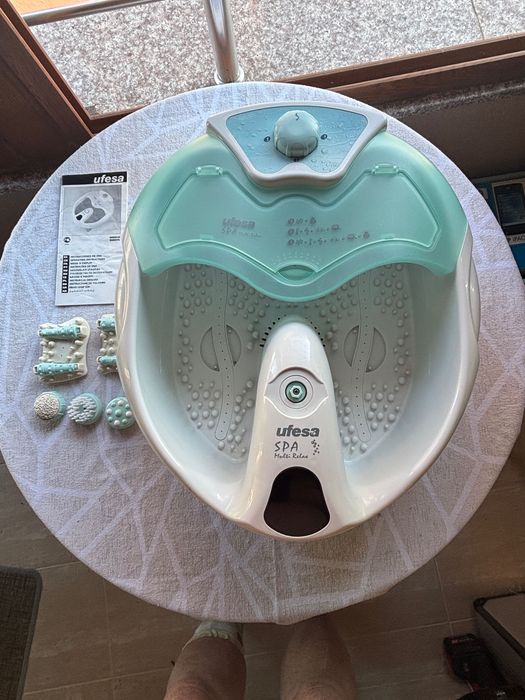 Хидромасажна вана за крака Ufesa SPA Multi Relax (BH5615) - с педикюр и инфрачервена светлина