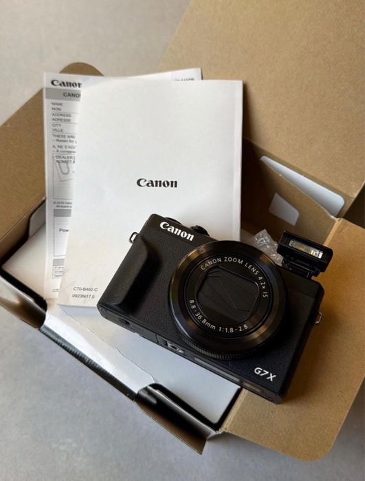 Фотокамера Canon PowerShot G7X Mark II черный