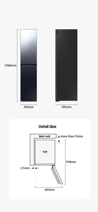 Паровой шкаф Samsung 2025 New Air Dresser