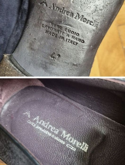 Mocasini de lux Andrea Morelli - Lucrați manual în Italia - 41