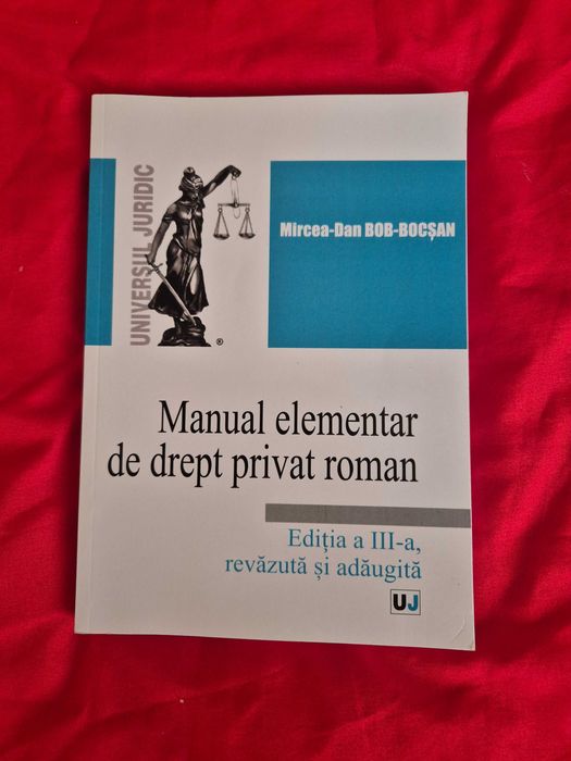 Toate manualele necesare pentru materia de Drept Roman.