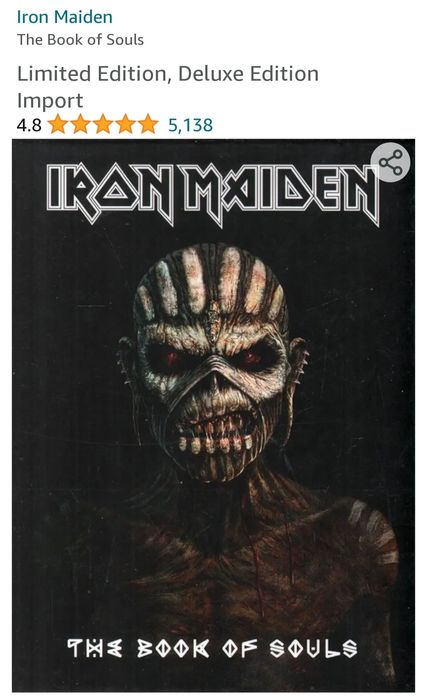 IRON MAIDEN 2 CD disk. Limited edition гр. Силистра Митница • OLX.bg