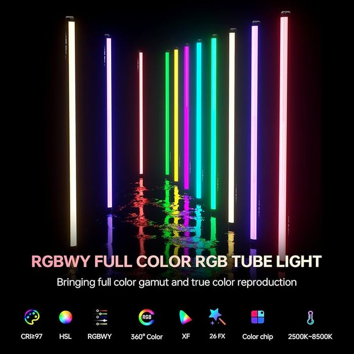 Viltrox K90 RGB komplektida 2ta palka chiqadi .Garantiya dokondan
