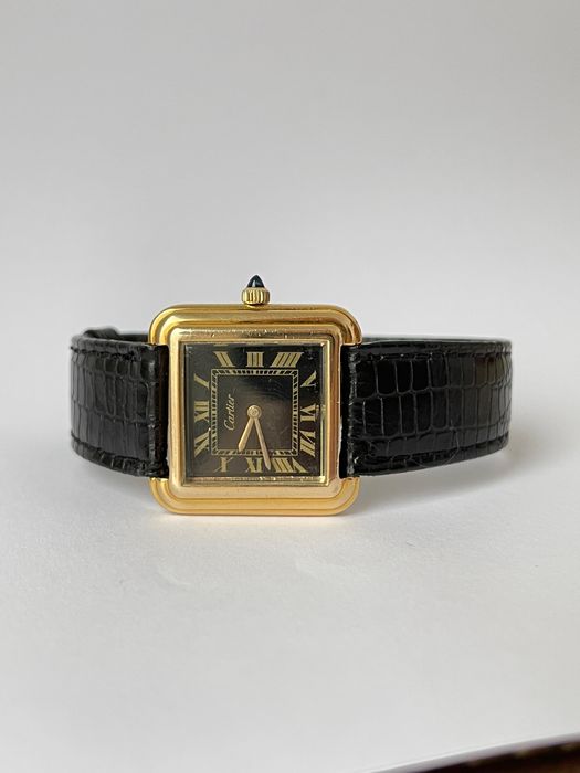 Ceas Cartier Tank Stepped unisex 28mm dismetrul conditie excelenta