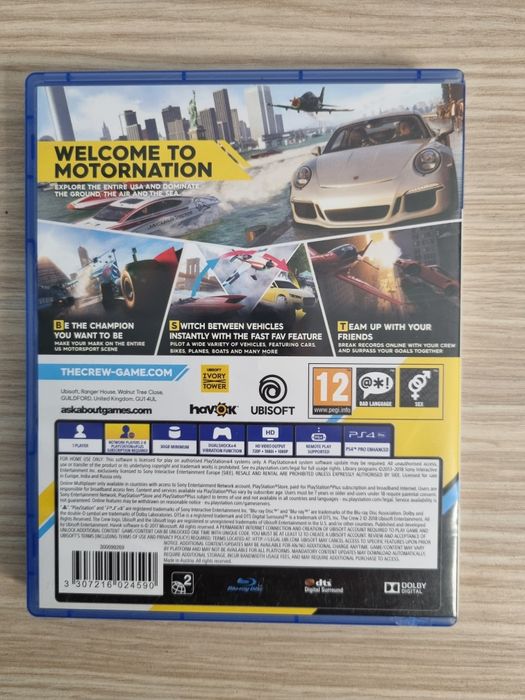 The Crew 2 PS4 – joc original, disc + cutie