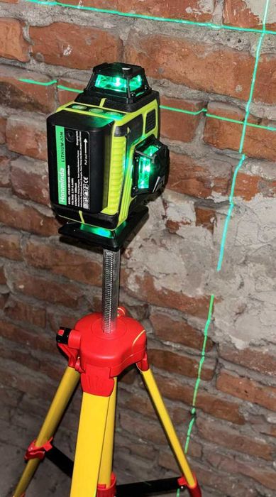 4D лазерен нивелир – 16 зелени лини