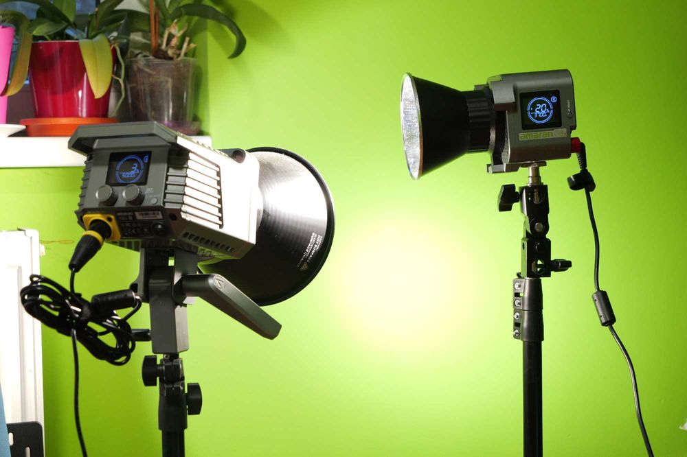 Lămpi LED Aputure Amaran 60x si 100x S Bi-color