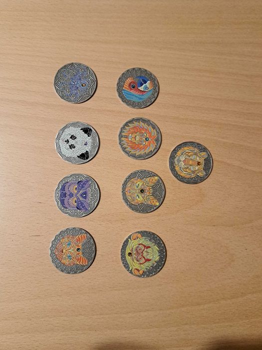 Луксозен колекционерски комплект Ghana 2 cedis 2020/ Mandala art