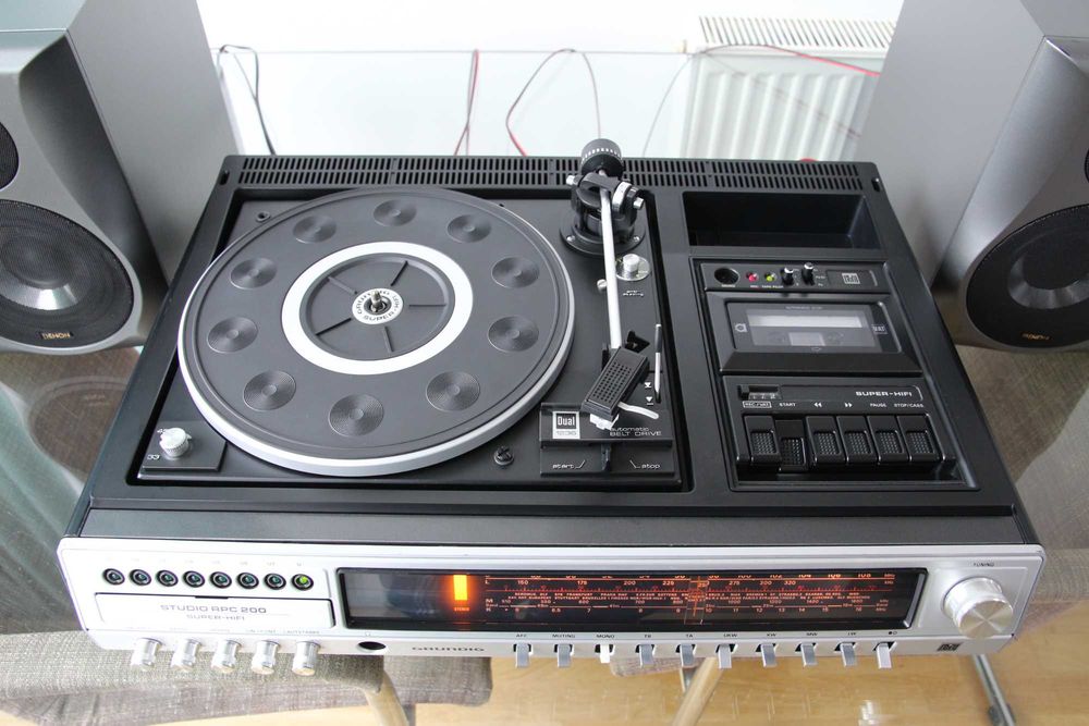 Grundig RPC 200 cu pick-up Dual 1236 complet revizuit cu boxe cadou.