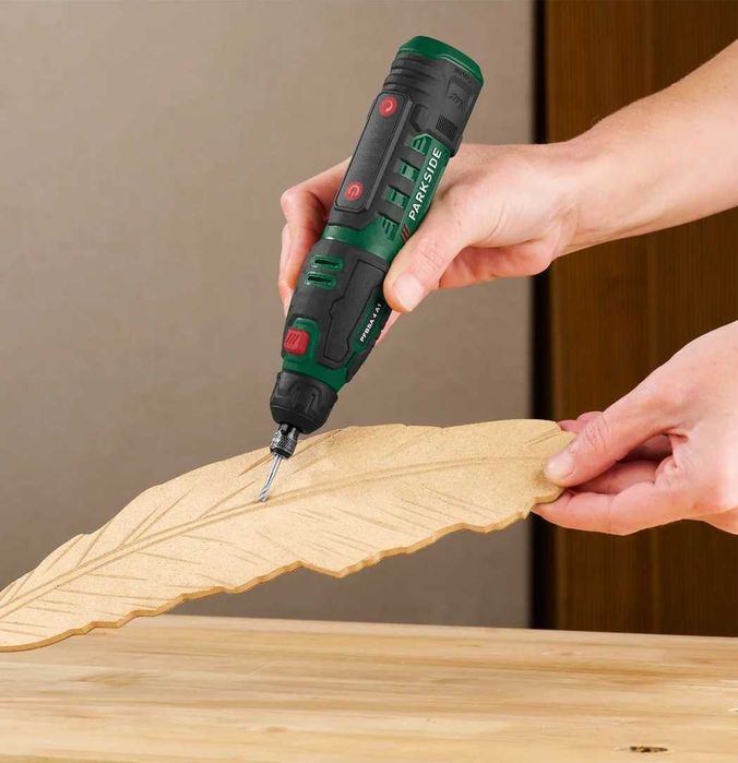 Мултишлайф акумулаторен дремел 4 в 1, 8 накрайника гравиране PFBSA4 A1