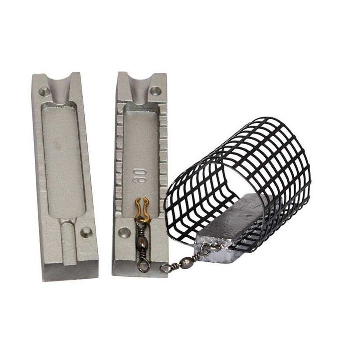 Matrita feeder 90 g cod 140 CAVITATI:1  GRAMAJ:90 grame. matrita plumbi feeder