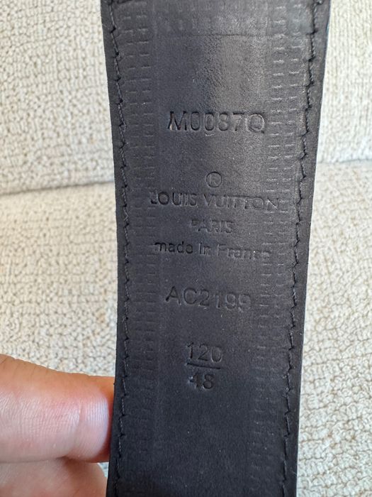 Louis Vuitton-Оригинален мъжки чисто нов колан 120 см