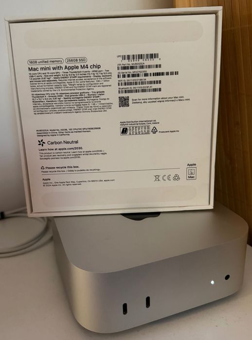 Mac Mini M4 16GB 256GB SSD Garantie