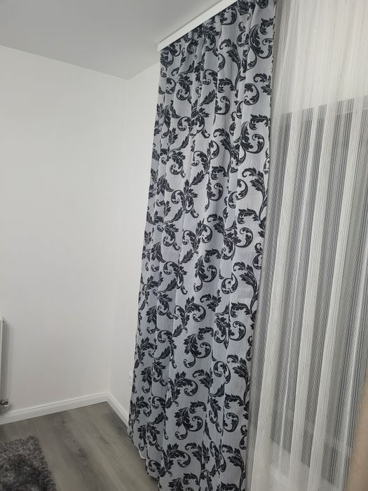 Set draperii negru cu gri
