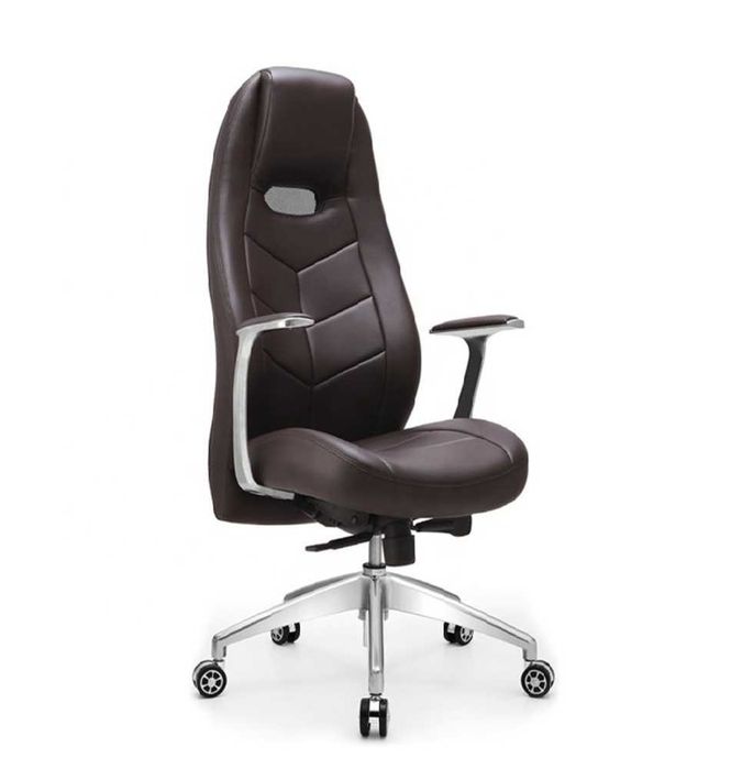 Кресло руководительское LOTUS коричневый/черный