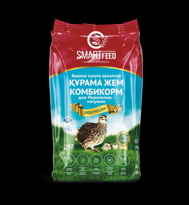 Комбикорм SmartFeed Перепелка Старт 25кг.