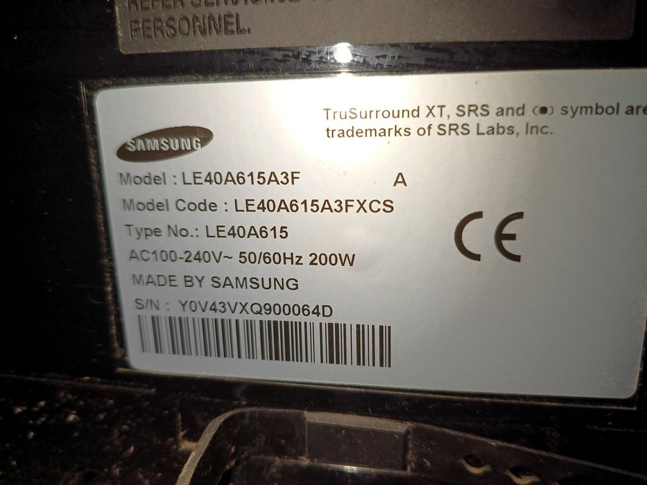 Продается телевизор диагональ 103 на запчасти