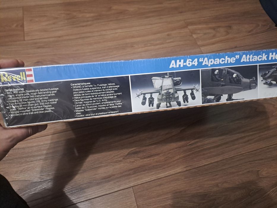 Сборная модель вертолёта apache апач 1 32 масштаб