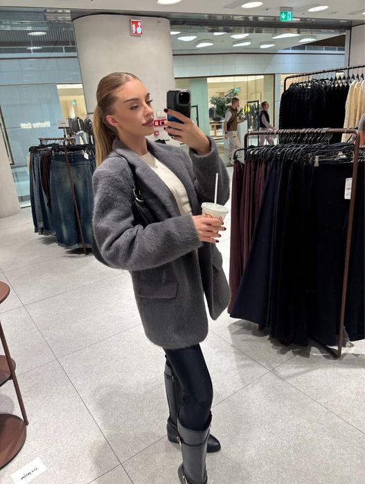 Меко топло палто Zara