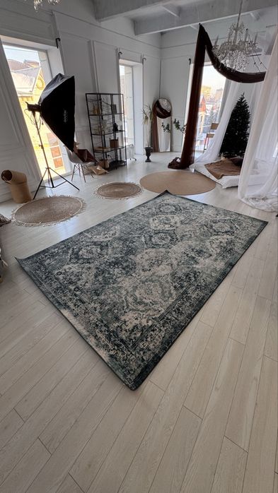 Ковер ВОНСБЭК, зеленый 200x300 ИКЕА, IKEA