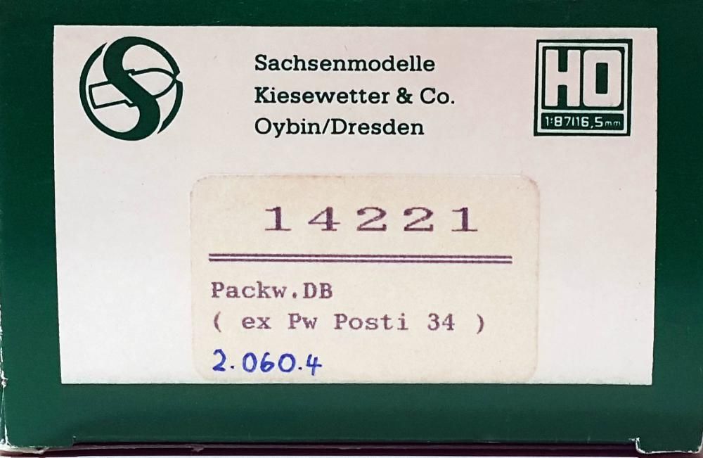 Vagon bagaje Sachsenmodelle, 14221 H0 (1:87)