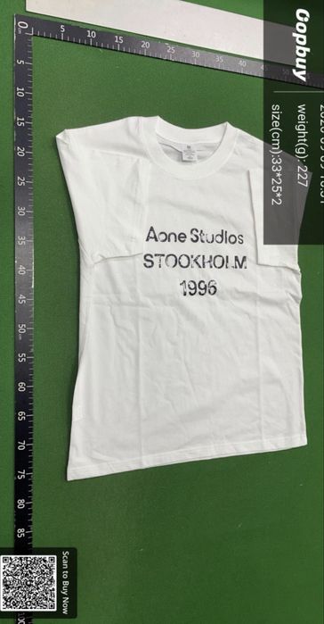 Tricou Acne Studios alb