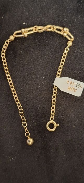 Brățară superbă de aur 14 karate,nouă!