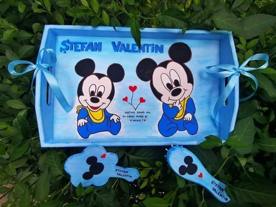 Taviță turtă personalizată pictată
