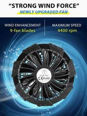 охлаждаща жилетка с 2 вентилатора