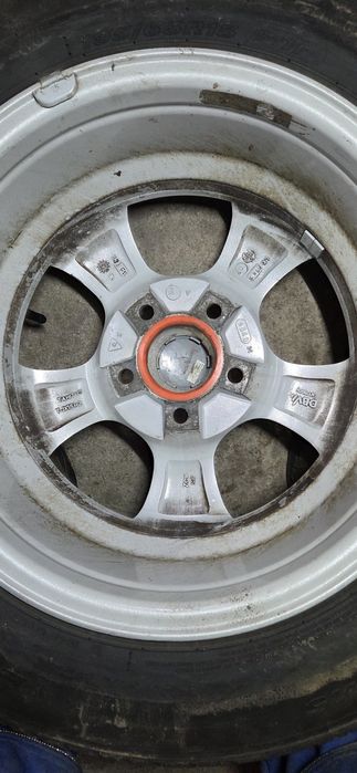 DBV Джанти със летни гуми  195/65/15  7J×15  ET38. 5×112 DOT2017